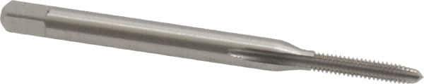 Cleveland - #2-56 UNC 2B 3 Flute Bright Finish High Speed Steel Straight Flute Standard Hand Tap - Plug, Right Hand Thread, 44.45mm OAL, 0.44" Thread Length, H2 Limit, Oversize - USA Tool & Supply