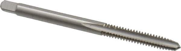 Cleveland - #6-32 UNC 3B 3 Flute Bright Finish High Speed Steel Straight Flute Standard Hand Tap - Plug, Right Hand Thread, 50.8mm OAL, 0.38" Thread Length, H2 Limit, Oversize - Exact Industrial Supply