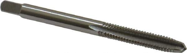 Cleveland - #8-32 UNC 3B 2 Flute Bright Finish High Speed Steel Straight Flute Standard Hand Tap - Plug, Right Hand Thread, 2-1/8" OAL, 19.05mm Thread Length, H2 Limit, Oversize - Exact Industrial Supply