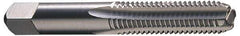 Hertel - 3/4-10 UNC 4 Flute Bright Finish High Speed Steel Straight Flute Standard Hand Tap - Bottoming, Right Hand Thread, 4-1/4" OAL, 2" Thread Length, H1 Limit - Exact Industrial Supply