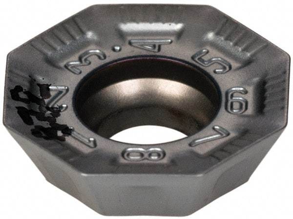 Iscar - OFMT05T305 76 Grade IC328 Carbide Milling Insert - TiCN Finish, 0.1575" Thick, 1/2" Inscribed Circle, 0.6mm Corner Radius - USA Tool & Supply