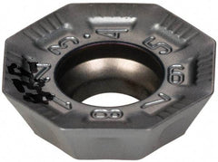 Iscar - OFMT05T305 76 Grade IC328 Carbide Milling Insert - TiCN Finish, 0.1575" Thick, 1/2" Inscribed Circle, 0.6mm Corner Radius - USA Tool & Supply