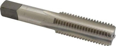 Cleveland - 7/8-9 UNC 3B 4 Flute Bright Finish High Speed Steel Straight Flute Standard Hand Tap - Bottoming, Right Hand Thread, 4.688" OAL, 2.22" Thread Length, H4 Limit, Oversize - USA Tool & Supply