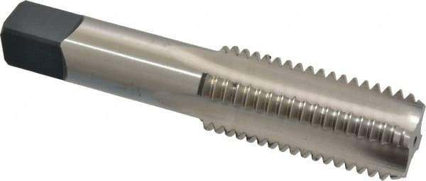 Cleveland - 1-1/8 - 7 UNC 3B 4 Flute Bright Finish High Speed Steel Straight Flute Standard Hand Tap - Bottoming, Right Hand Thread, 5.438" OAL, 2.56" Thread Length, H4 Limit, Oversize - USA Tool & Supply
