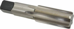 Cleveland - 1-1/2 - 12 UNF 3B 6 Flute Bright Finish High Speed Steel Straight Flute Standard Hand Tap - Bottoming, Right Hand Thread, 6-3/8" OAL, 76.2mm Thread Length, H4 Limit, Oversize - USA Tool & Supply