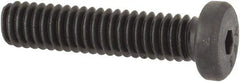 Value Collection - #8-32 UNC Hex Socket Drive, Low Socket Cap Screw - Alloy Steel, Black Oxide Finish, Fully Threaded, 3/4" Length Under Head - USA Tool & Supply
