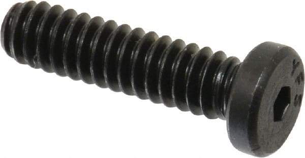 Value Collection - #10-24 UNC Hex Socket Drive, Low Socket Cap Screw - Alloy Steel, Black Oxide Finish, Fully Threaded, 3/4" Length Under Head - USA Tool & Supply