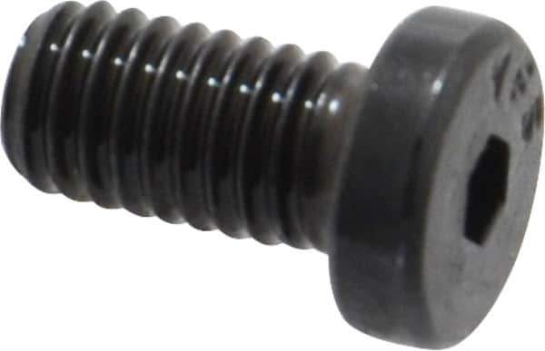 Value Collection - #10-32 UNF Hex Socket Drive, Low Socket Cap Screw - Alloy Steel, Black Oxide Finish, Fully Threaded, 3/8" Length Under Head - USA Tool & Supply