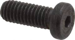 Value Collection - #10-32 UNF Hex Socket Drive, Low Socket Cap Screw - Alloy Steel, Black Oxide Finish, Fully Threaded, 1/2" Length Under Head - USA Tool & Supply