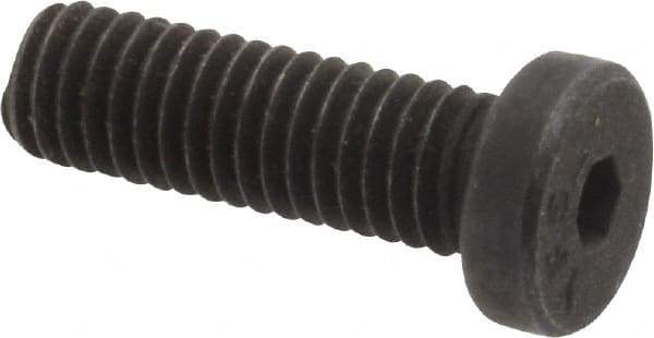 Value Collection - #10-32 UNF Hex Socket Drive, Low Socket Cap Screw - Alloy Steel, Black Oxide Finish, Fully Threaded, 5/8" Length Under Head - USA Tool & Supply
