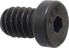 Value Collection - 1/4-20 UNC Hex Socket Drive, Low Socket Cap Screw - Alloy Steel, Black Oxide Finish, Fully Threaded, 3/8" Length Under Head - USA Tool & Supply