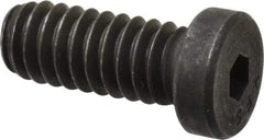Value Collection - 1/4-20 UNC Hex Socket Drive, Low Socket Cap Screw - Alloy Steel, Black Oxide Finish, Fully Threaded, 5/8" Length Under Head - USA Tool & Supply