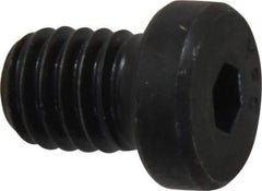 Value Collection - 3/8-16 UNC Hex Socket Drive, Low Socket Cap Screw - Alloy Steel, Black Oxide Finish, Fully Threaded, 1/2" Length Under Head - USA Tool & Supply