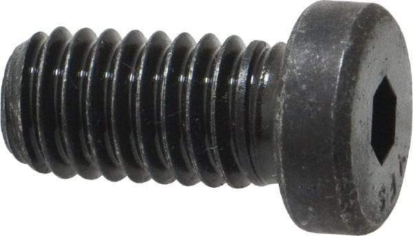 Value Collection - 3/8-16 UNC Hex Socket Drive, Low Socket Cap Screw - Alloy Steel, Black Oxide Finish, Fully Threaded, 3/4" Length Under Head - USA Tool & Supply