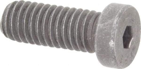 Value Collection - 3/8-16 UNC Hex Socket Drive, Low Socket Cap Screw - Alloy Steel, Black Oxide Finish, Fully Threaded, 1" Length Under Head - USA Tool & Supply