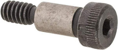 Value Collection - 1/4" Shoulder Diam x 7/16" Shoulder Length, #10-24 UNC, Hex Socket Shoulder Screw - 4140 Alloy Steel, Uncoated, 3/16" Head Height x 3/8" Head Diam - USA Tool & Supply