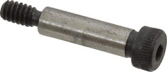 Value Collection - 1/4" Shoulder Diam x 7/8" Shoulder Length, #10-24 UNC, Hex Socket Shoulder Screw - 4140 Alloy Steel, Uncoated, 3/16" Head Height x 3/8" Head Diam - USA Tool & Supply