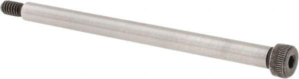 Value Collection - 1/4" Shoulder Diam x 3-1/2" Shoulder Length, #10-24 UNC, Hex Socket Shoulder Screw - 4140 Alloy Steel, Uncoated, 3/16" Head Height x 3/8" Head Diam - USA Tool & Supply