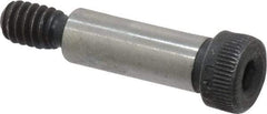 Value Collection - 5/16" Shoulder Diam x 7/8" Shoulder Length, 1/4-20 UNC, Hex Socket Shoulder Screw - 4140 Alloy Steel, Uncoated, 7/32" Head Height x 7/16" Head Diam - USA Tool & Supply