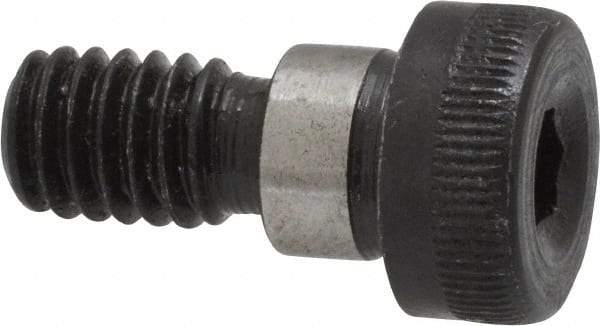 Value Collection - 3/8" Shoulder Diam x 1/4" Shoulder Length, 5/16-18 UNC, Hex Socket Shoulder Screw - 4140 Alloy Steel, Uncoated, 1/4" Head Height x 9/16" Head Diam - USA Tool & Supply