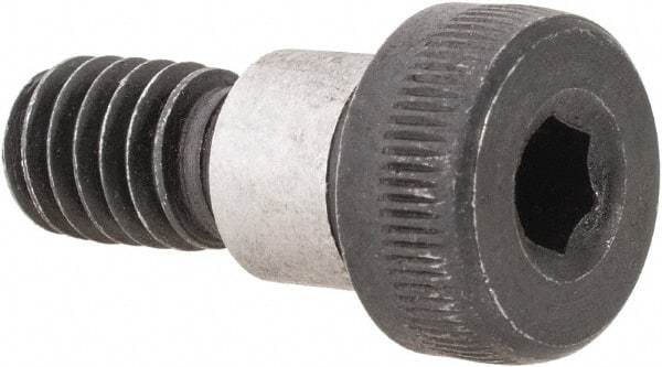 Value Collection - 3/8" Shoulder Diam x 5/16" Shoulder Length, 5/16-18 UNC, Hex Socket Shoulder Screw - 4140 Alloy Steel, Uncoated, 1/4" Head Height x 9/16" Head Diam - USA Tool & Supply