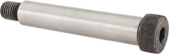 Value Collection - 1" Shoulder Diam x 5" Shoulder Length, 3/4-10 UNC, Hex Socket Shoulder Screw - 4140 Alloy Steel, Uncoated, 5/8" Head Height x 1-5/16" Head Diam - USA Tool & Supply