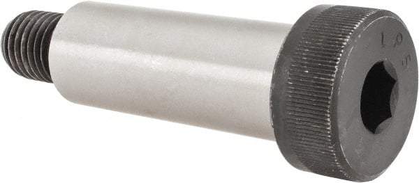Value Collection - 1-1/4" Shoulder Diam x 3-1/4" Shoulder Length, 7/8-9 UNC, Hex Socket Shoulder Screw - 4140 Alloy Steel, Uncoated, 3/4" Head Height x 1-3/4" Head Diam - USA Tool & Supply