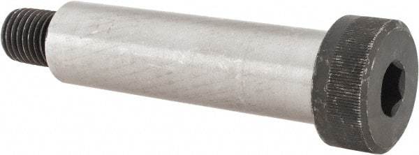 Value Collection - 1-1/4" Shoulder Diam x 4-1/2" Shoulder Length, 7/8-9 UNC, Hex Socket Shoulder Screw - 4140 Alloy Steel, Uncoated, 3/4" Head Height x 1-3/4" Head Diam - USA Tool & Supply