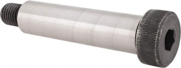 Value Collection - 1-1/4" Shoulder Diam x 5" Shoulder Length, 7/8-9 UNC, Hex Socket Shoulder Screw - 4140 Alloy Steel, Uncoated, 3/4" Head Height x 1-3/4" Head Diam - USA Tool & Supply