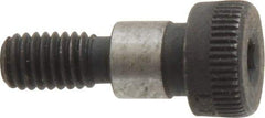 Value Collection - 1/4" Shoulder Diam x 1/4" Shoulder Length, #10-32 UNF, Hex Socket Shoulder Screw - 4140 Alloy Steel, Uncoated, 3/16" Head Height x 3/8" Head Diam - USA Tool & Supply
