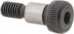 Value Collection - 1/4" Shoulder Diam x 5/16" Shoulder Length, #10-32 UNF, Hex Socket Shoulder Screw - 4140 Alloy Steel, Uncoated, 3/16" Head Height x 3/8" Head Diam - USA Tool & Supply