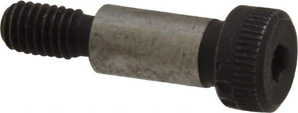 Value Collection - 1/4" Shoulder Diam x 1/2" Shoulder Length, #10-32 UNF, Hex Socket Shoulder Screw - 4140 Alloy Steel, Uncoated, 3/16" Head Height x 3/8" Head Diam - USA Tool & Supply