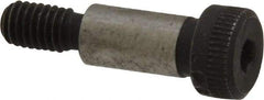 Value Collection - 1/4" Shoulder Diam x 1/2" Shoulder Length, #10-32 UNF, Hex Socket Shoulder Screw - 4140 Alloy Steel, Uncoated, 3/16" Head Height x 3/8" Head Diam - USA Tool & Supply
