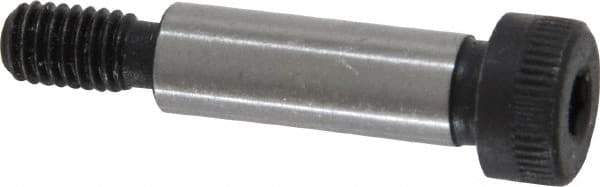 Value Collection - 1/4" Shoulder Diam x 3/4" Shoulder Length, #10-32 UNF, Hex Socket Shoulder Screw - 4140 Alloy Steel, Uncoated, 3/16" Head Height x 3/8" Head Diam - USA Tool & Supply