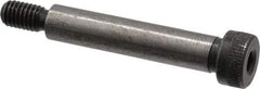 Value Collection - 1/4" Shoulder Diam x 1-1/4" Shoulder Length, #10-32 UNF, Hex Socket Shoulder Screw - 4140 Alloy Steel, Uncoated, 3/16" Head Height x 3/8" Head Diam - USA Tool & Supply