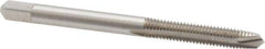 Cleveland - #10-32 UNF, 2 Flute, Bright Finish, High Speed Steel Spiral Point Tap - Plug Chamfer, Right Hand Thread, 2-3/8" OAL, 1/2" Thread Length, 2B Class of Fit, Series 1011 - Exact Industrial Supply