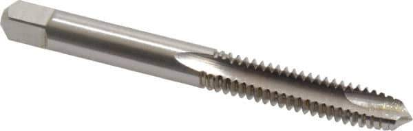 Cleveland - 1/4-20 UNC, 2 Flute, Bright Finish, High Speed Steel Spiral Point Tap - Plug Chamfer, Right Hand Thread, 63.5mm OAL, 25.4mm Thread Length, 2B Class of Fit, Series 1011 - Exact Industrial Supply