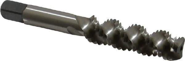 Cleveland - 1/2-13 UNC 3 Flute 3B Bottoming Spiral Flute Tap - High Speed Steel, Bright Finish, 3-3/8" OAL, Right Hand Flute, Right Hand Thread, H3, Series 1093/1094 - USA Tool & Supply