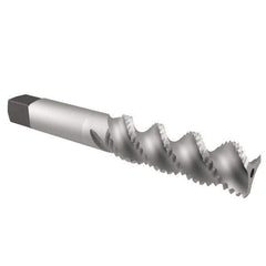 Cleveland - 1/2-20 UNF 3 Flute 3B Bottoming Spiral Flute Tap - High Speed Steel, Bright Finish, 3-3/8" OAL, Right Hand Flute, Right Hand Thread, H3, Series 1093/1094 - USA Tool & Supply