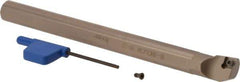 Iscar - 0.622" Min Bore Diam, 6" OAL, 1/2" Shank Diam, S-SCLC Indexable Boring Bar - CC.T 2 Insert, Screw Holding Method - USA Tool & Supply