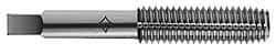 Cleveland - #10-32 UNF H6 Thread Limit Bottoming Thread Forming Tap - High Speed Steel, Bright Finish, 2-3/8" OAL, 7/8" Thread Length, Right Hand Thread - Exact Industrial Supply