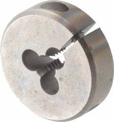 Cle-Line - #6-32 UNC High Speed Steel Round Adjustable Die - USA Tool & Supply