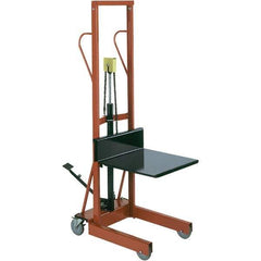 Wesco Industrial Products - 500 Lb Capacity, 54" Lift Height, Steel Stacker Manually Operated Lift - USA Tool & Supply