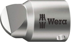 Wera - 1/4" Drive, #12 Point, Standard Slotted Screwdriver Socket - #12 Point - USA Tool & Supply