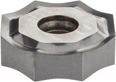 Iscar - ONHU080608 MM Grade IC328 Carbide Milling Insert - TiCN Finish, 0.2362" Thick, 0.7953" Inscribed Circle, 0.8mm Corner Radius - USA Tool & Supply