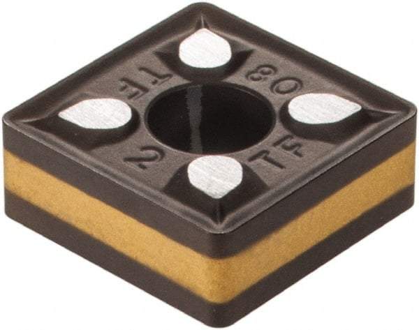Iscar - SNMG432 TF Grade IC8250 Carbide Turning Insert - TiCN/Al2O3 Finish, 90° Square, 1/2" Inscr Circle, 3/16" Thick, 1/32" Corner Radius - USA Tool & Supply