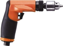 Cleco - 1/4" Keyless Chuck - Pistol Grip Handle, 600 RPM, 0.4 hp - USA Tool & Supply