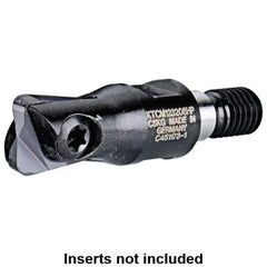 Kennametal - 20mm Cut Diam, 5mm Max Depth of Cut, 35mm OAL, Indexable Ball Nose End Mill - 35mm Head Length, M10 Modular Connection, KDMT Toolholder, KDM 20.. Insert - USA Tool & Supply