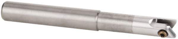 Kennametal - 20mm Cut Diam, 5mm Max Depth of Cut, 20mm Shank Diam, 142mm OAL, Indexable Ball Nose End Mill - 52mm Head Length, Straight Shank, KDMT Toolholder, KDM 20.. Insert - USA Tool & Supply