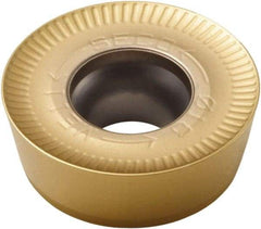 Seco - RPHT2006M0 ME12 Grade F40M Carbide Milling Insert - TiAlN/TiN Finish, 1/4" Thick, 0.787" Inscribed Circle - USA Tool & Supply